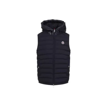 Moncler Bourget Hooded Down Vest