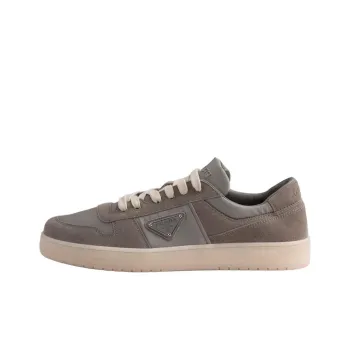 PRADA Downtown Low Top Skateboard Shoes Men's Gray