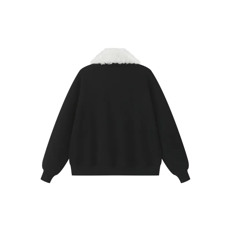 YK&YB Jackets Coats Unisex Black-1