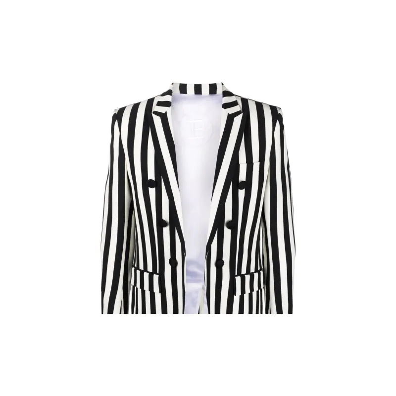 BALMAIN SS22 Business Suits Coats Men's White-4