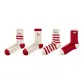 4 Pack (Red Base Cloth Label+White Root Wide Striped Cloth Label+Bowknot Sausage+Stripes Sausage)