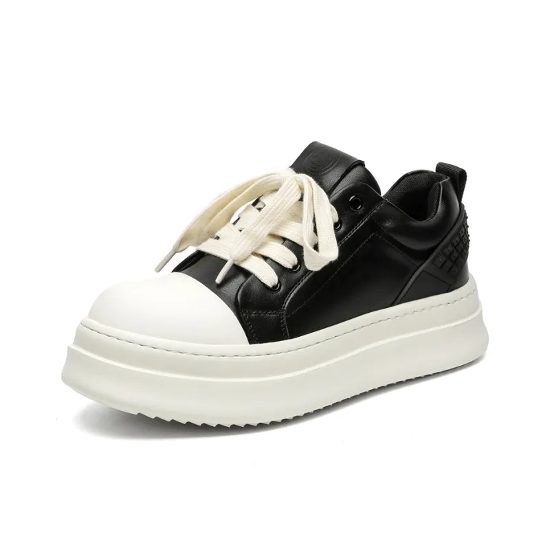 Hip Speed Low Top Skateboard Shoes Men's Black-1