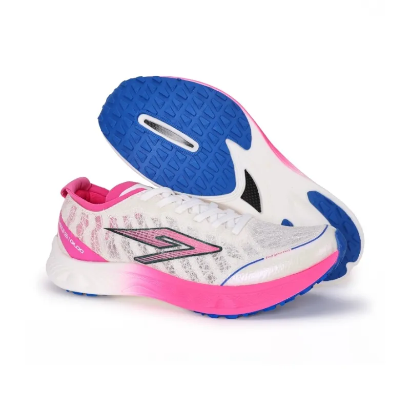 QILOO Slip Resistant, Abrasion Resistant, Breathable Low Top ETPU Technology Running Shoes Unisex Su Mei Fragrance Red-4