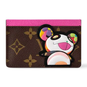 LOUIS VUITTON X Takashi Murakami Panda Card Holder Monogram