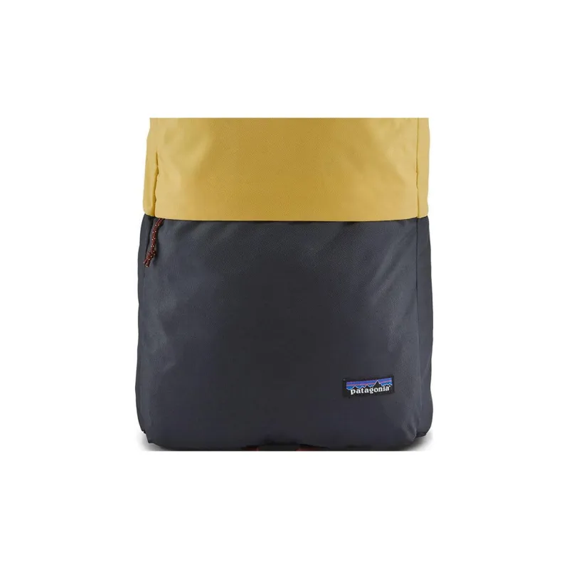 Patagonia 25L Backpack Double Shoulder Outdoor Bag Recycled Polyester Yellow & Asphalt Blue Unisex-2