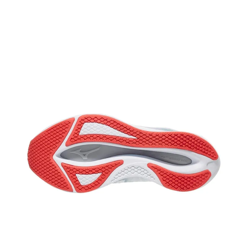 Mizuno Wave Rebellion Flash Cushioning Breathable Low-Top Training Running Shoes Women's White-4