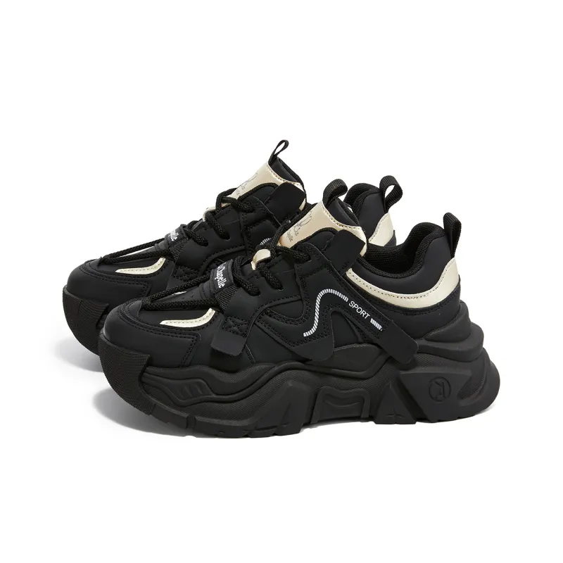 La Chapelle Wear-Resistant Low-Top Chunky Sneakers Women's-8