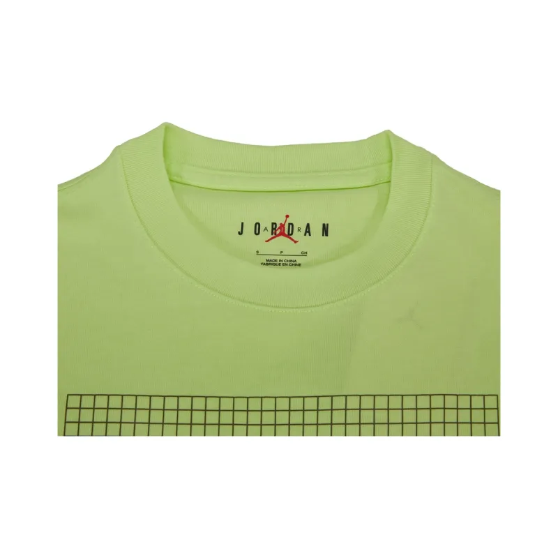 Jordan T Shirt Men's Green Yellow-2
