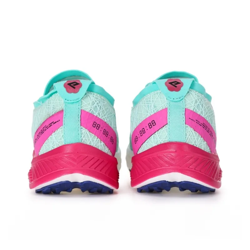 QILOO Slip Resistant, Abrasion Resistant, Breathable Low Top Running Shoes Unisex Blue Clear Spring-4