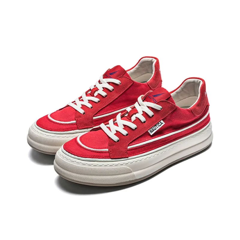 NAUTICA Anti-Slip And Wear-Resistant Lightweight Breathable Height Increasing Low-Top Skateboard Shoes Men's-3