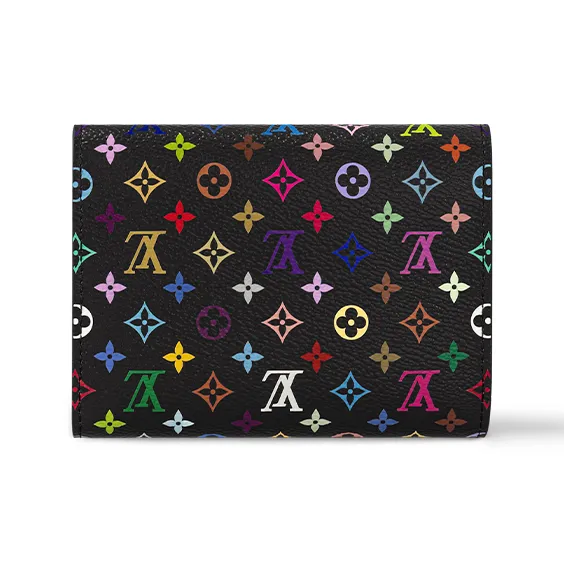 LOUIS VUITTON X Takashi Murakami Victorine Wallet Black Multicolored-2