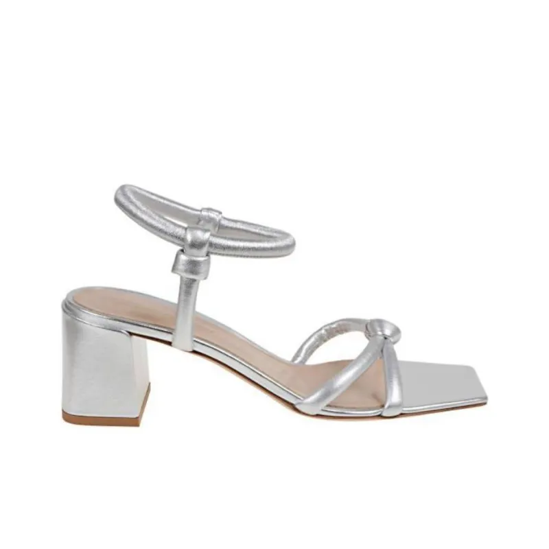 GIANVITO ROSSI Strap Sandals Women's Silver-1