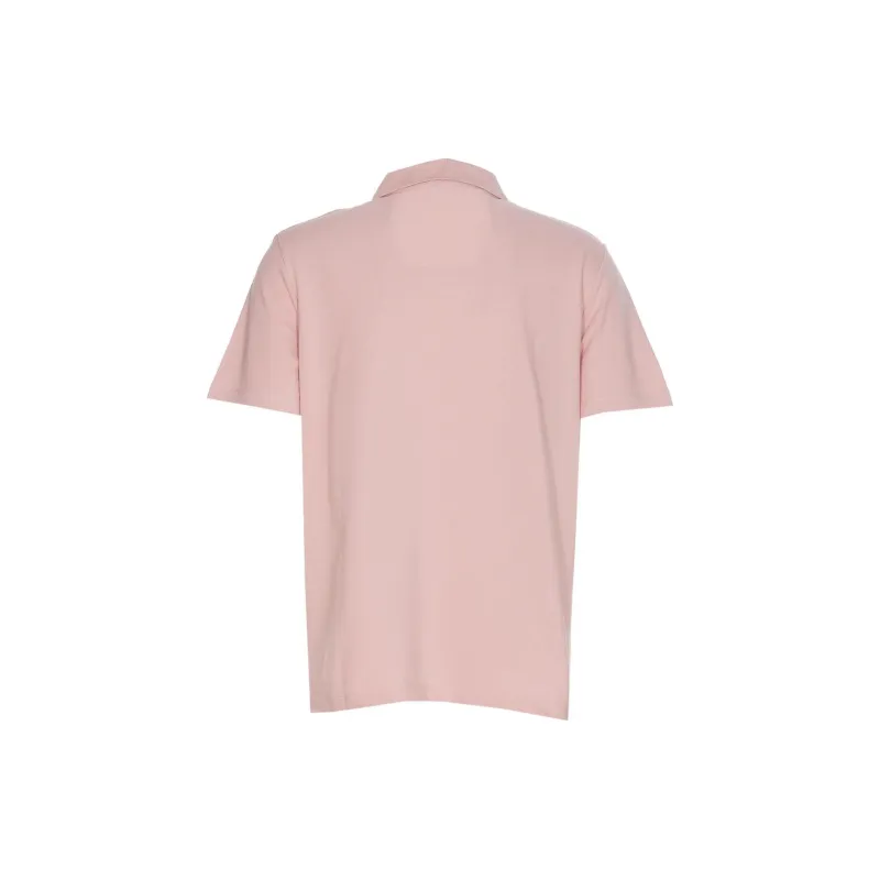 A.P.C Logo Embroidered Short Sleeved Polo Shirt-1