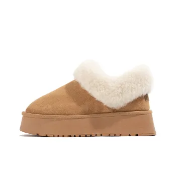 TUOPIN Thickened And Fleece Lined Warm Height Increasing Slip Resistant 7cm Snow Boots Women's