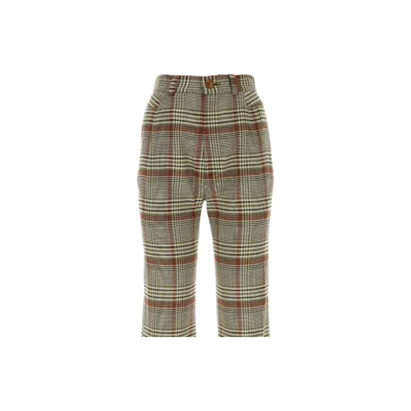Vivienne Westwood Checked Straight Leg Trousers-2
