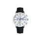 OBL-IM-White Case White Dial Black Strap