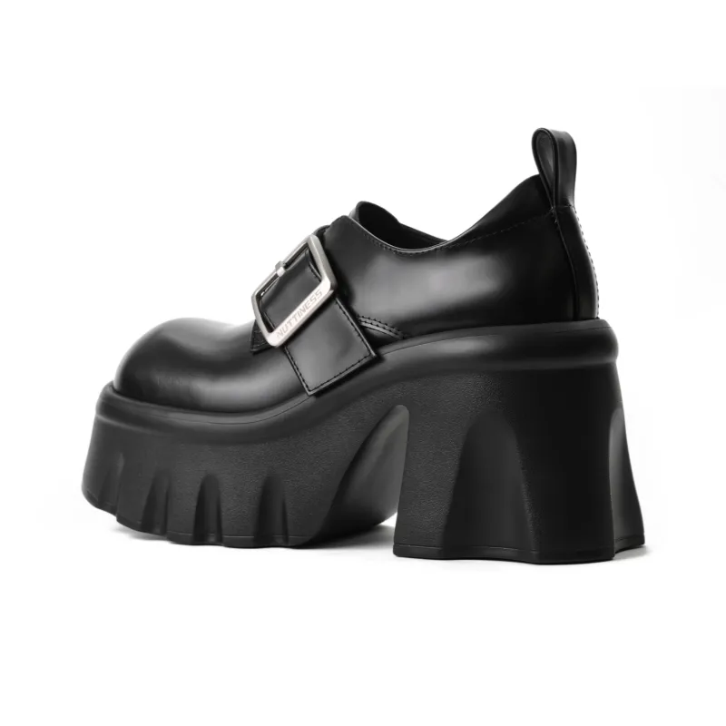 NUTTINESS Loafers Women's Black/White-8