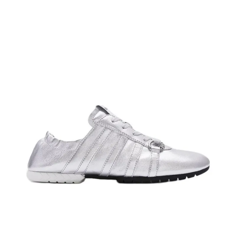 Both Tyres Low Top Casual Shoes Women's Silver-1