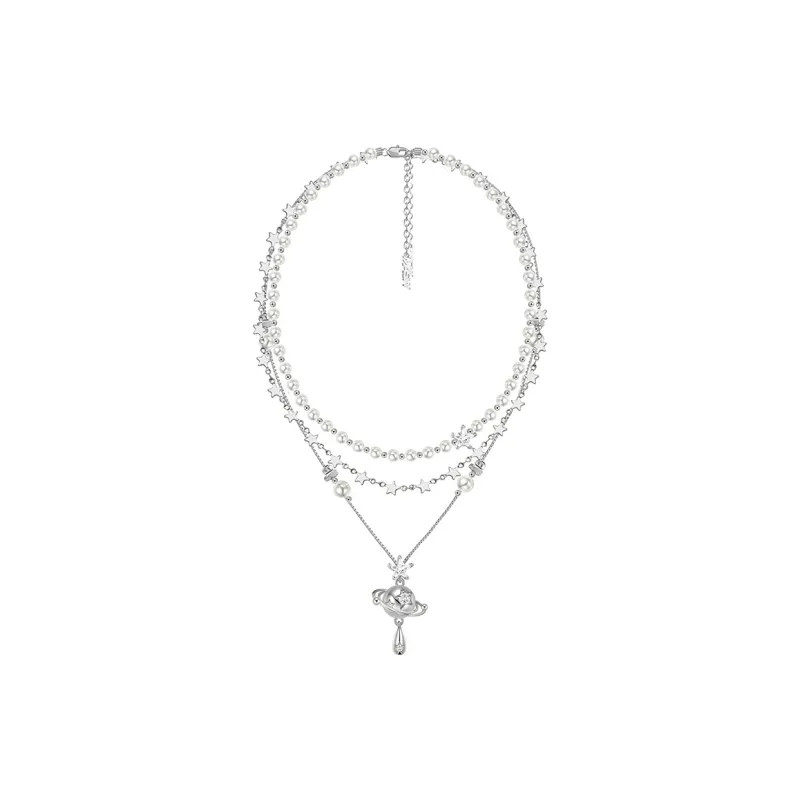 Masw Niche Spliced Chain With Fringe Necklaces Women's-2