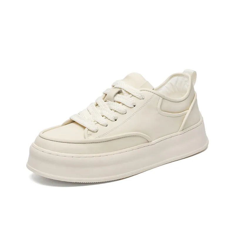 Hip Speed Low Top Skateboard Shoes Men's White-1