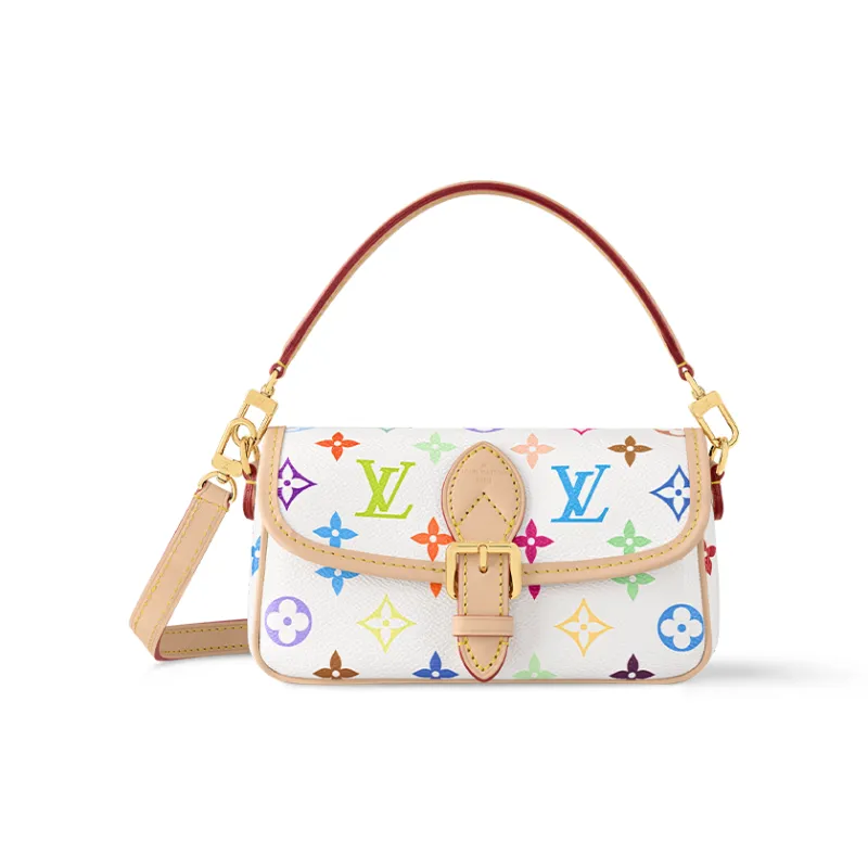 LOUIS VUITTON X Takashi Murakami Nano Diane White Multicolored-0