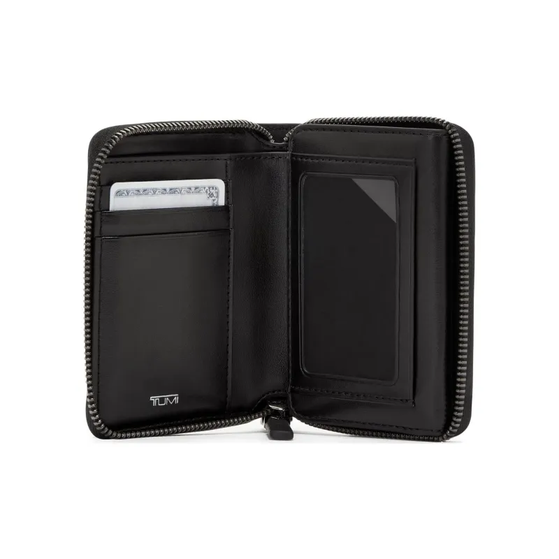 TUMI Leather Wallet Women's Black-2