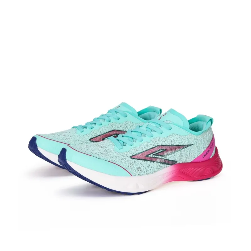QILOO Slip Resistant, Abrasion Resistant, Breathable Low Top Running Shoes Unisex Blue Clear Spring-2