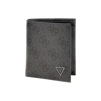 GUESS Leather Wallet Mini Men's Black