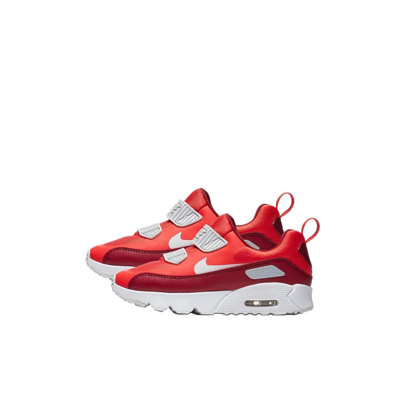 Nike Air Max 90 Anti Slip Wear Resistant Low Top Kids Lifestyle Shoes Red Kids'-1