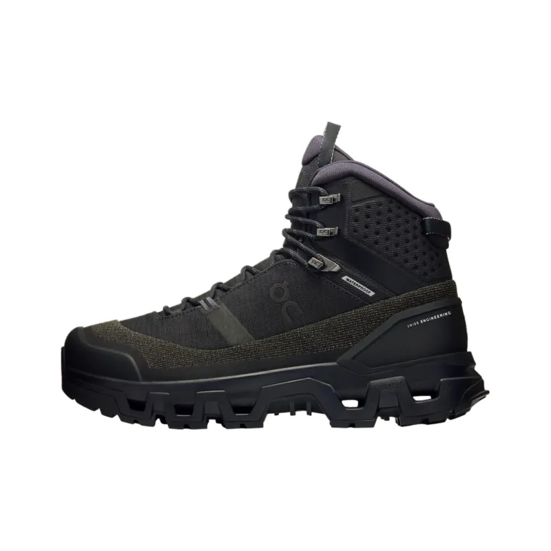 On Running Cloudrock Trek Waterproof Black-0