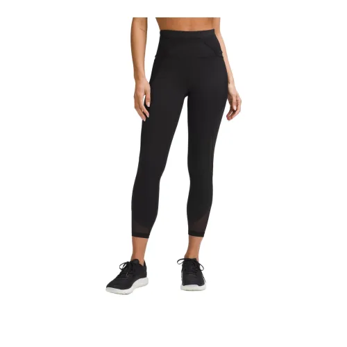 Lululemon Wunder TrainEverlux™ Mesh Belt Leggings Women's Black
