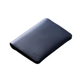 BELLROY Leather Card Holder Unisex Marine Blue