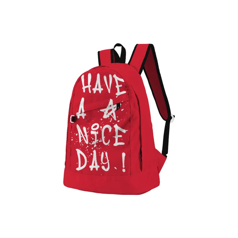 DRACONITE Polyester Backpack Unisex Red-1