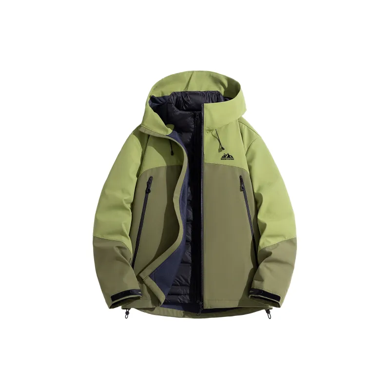 SNOW FLYING Down Jacket Unisex Vibrant Black-2