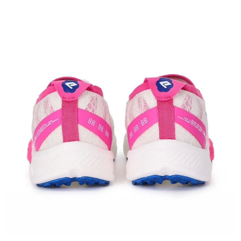 QILOO Slip Resistant, Abrasion Resistant, Breathable Low Top ETPU Technology Running Shoes Unisex Su Mei Fragrance Red-3