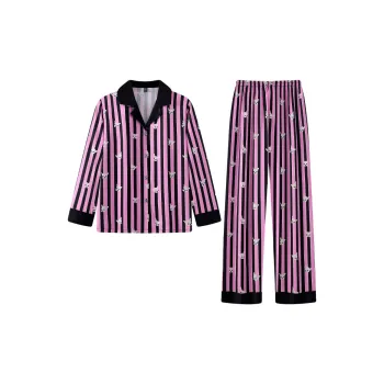Gongdie Pajama Set Women's Rose Red