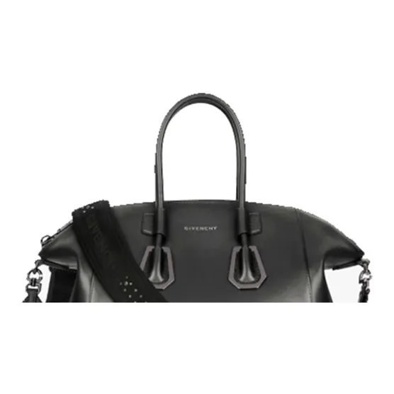 Givenchy Antigona Cow Leather Shoulder Bag, Crossbody Bag, Handbag Medium Size Women's Black-4