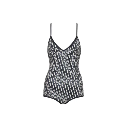DIOR SS21 One piece Swimsuit Women's Black