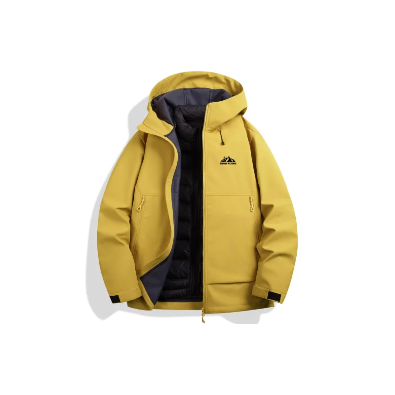 SNOW FLYING Down Jacket Unisex Vibrant Black-2