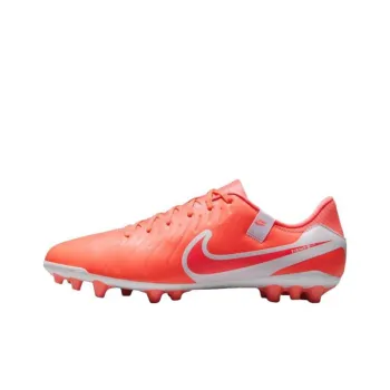 Nike Tiempo Legend 10 AG Rubber Short Studs Artificial Ground Anti Slip Wear Resistant Soccer Shoes Men's Red