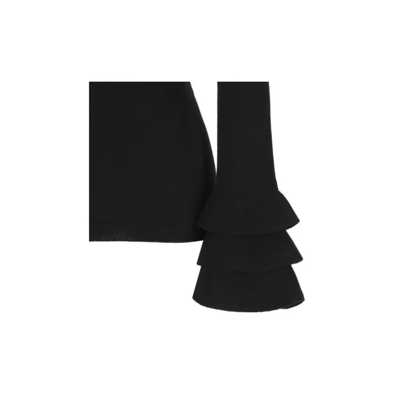 Valentino Ruffle Detailed Crewneck Jumper-5