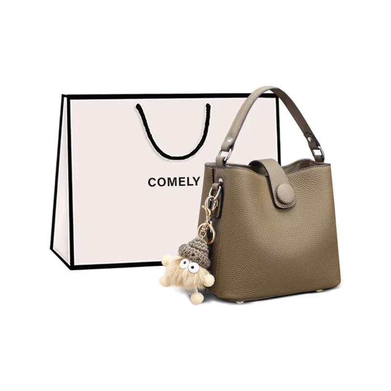 COMELY Cow Leather Patchwork Synthetic Leather Handbags Shoulder Bag Crossbody Bag Regular Women's Multicolor-0