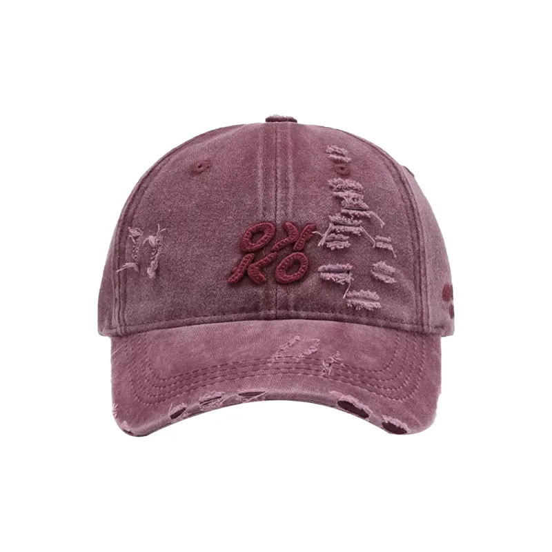 IOTS American Vintage Small Face Enhancing Individual Trendy Baseball Caps Unisex-5