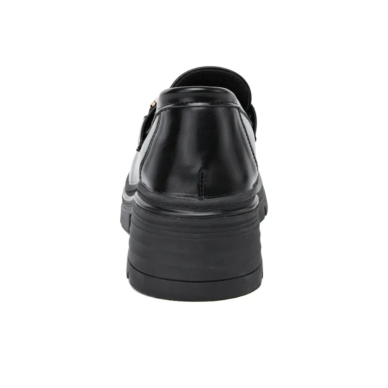 La Chapelle Loafers 4.5cm Women's Black-3