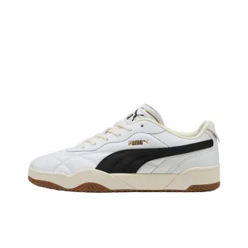 PUMA Anti Slip Wear Resistant Low Top Skateboard Shoes Unisex White Black