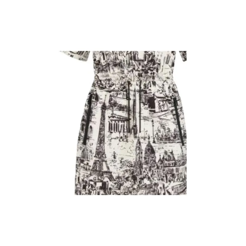 DIOR Short Hooded Dress Short-Sleeved Dresses Women's Black-4