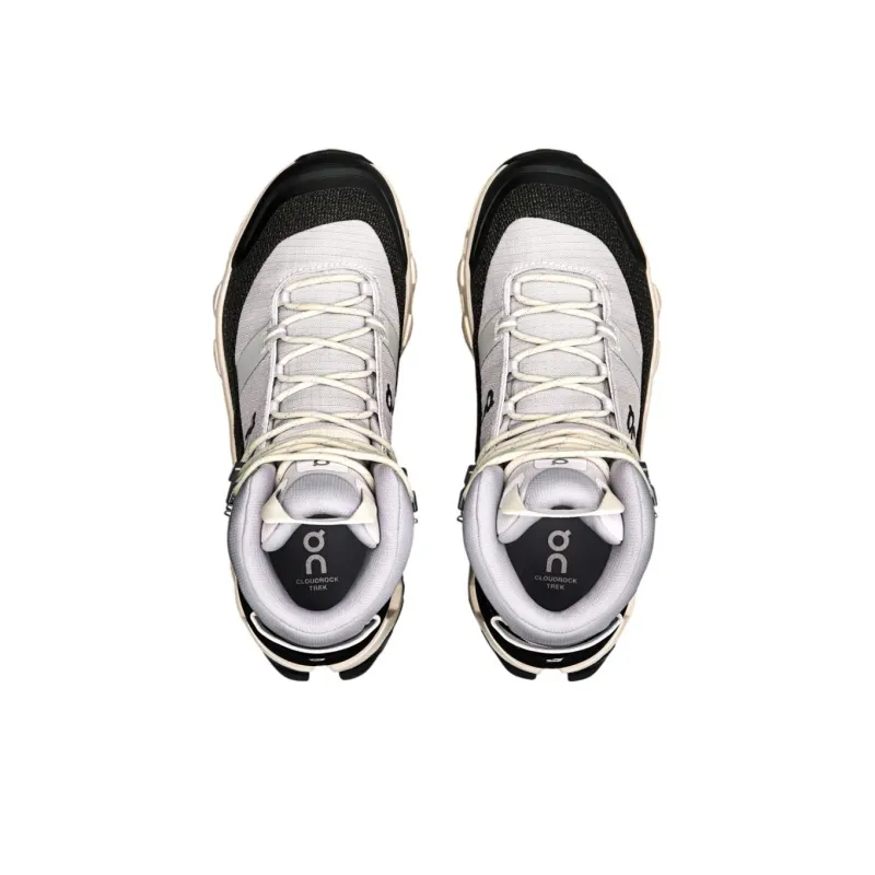 On Running Cloudrock Trek Waterproof Silver Cream Women's-3