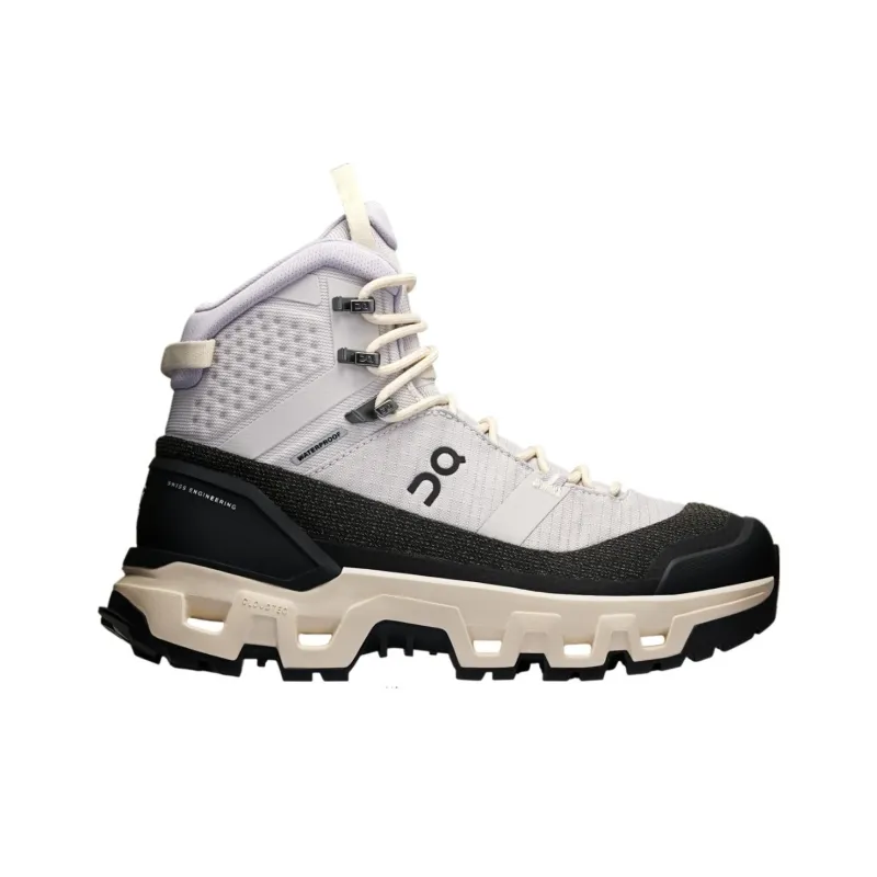 On Running Cloudrock Trek Waterproof Silver Cream Women's-1