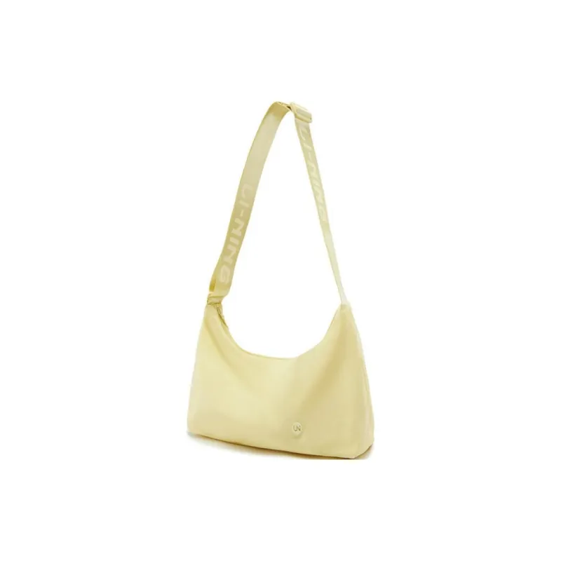 LiNing Sports Life Collection Nylon Crossbody Bag, Shoulder Bag Unisex Tender Goose Yellow-1
