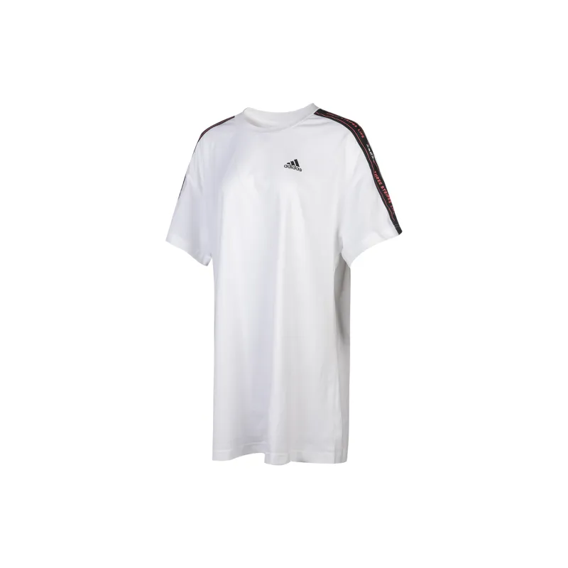 Adidas Short Sleeved Dress Women's White-2